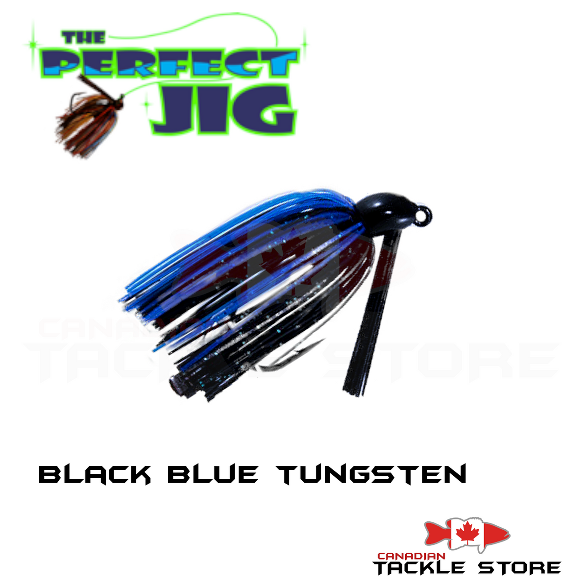 The Perfect Jig Tungsten Jig 1/2oz / Black/Blue