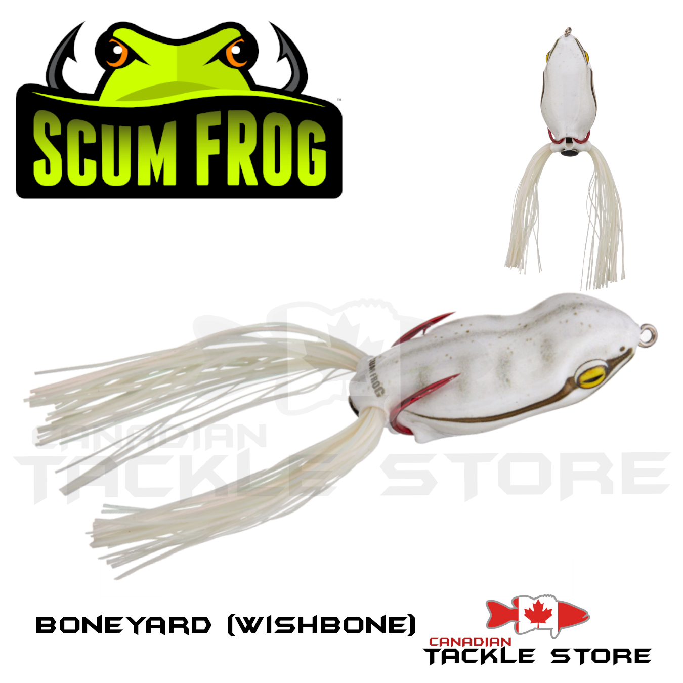 Scum Frog SF-102 5/16 Scum Frog Black Bass Fishing Soft Plastic