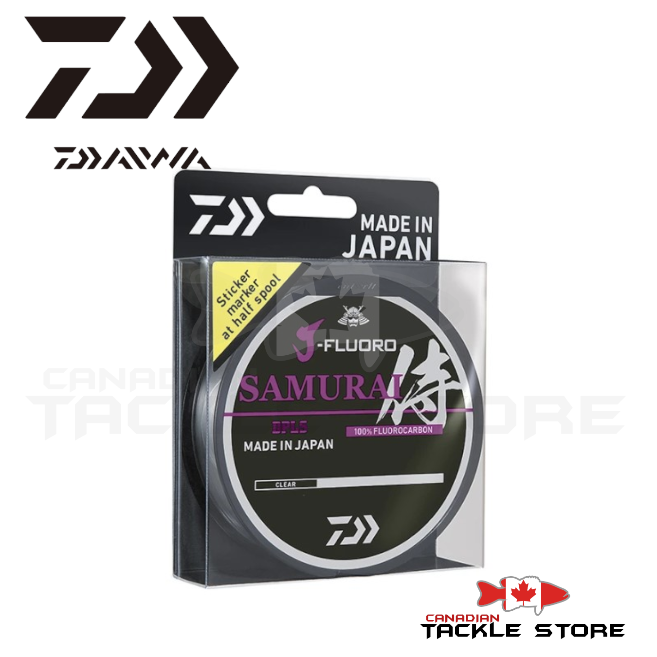 Daiwa J-Fluoro Samurai Fluorocarbon Line 220 Yards — Discount Tackle
