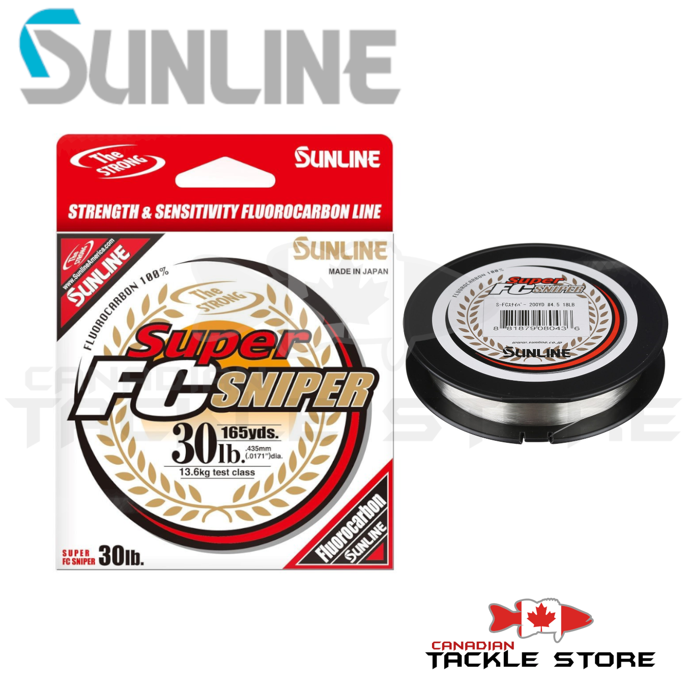 Sunline Crank FC Fluorocarbon Line – Canadian Tackle Store