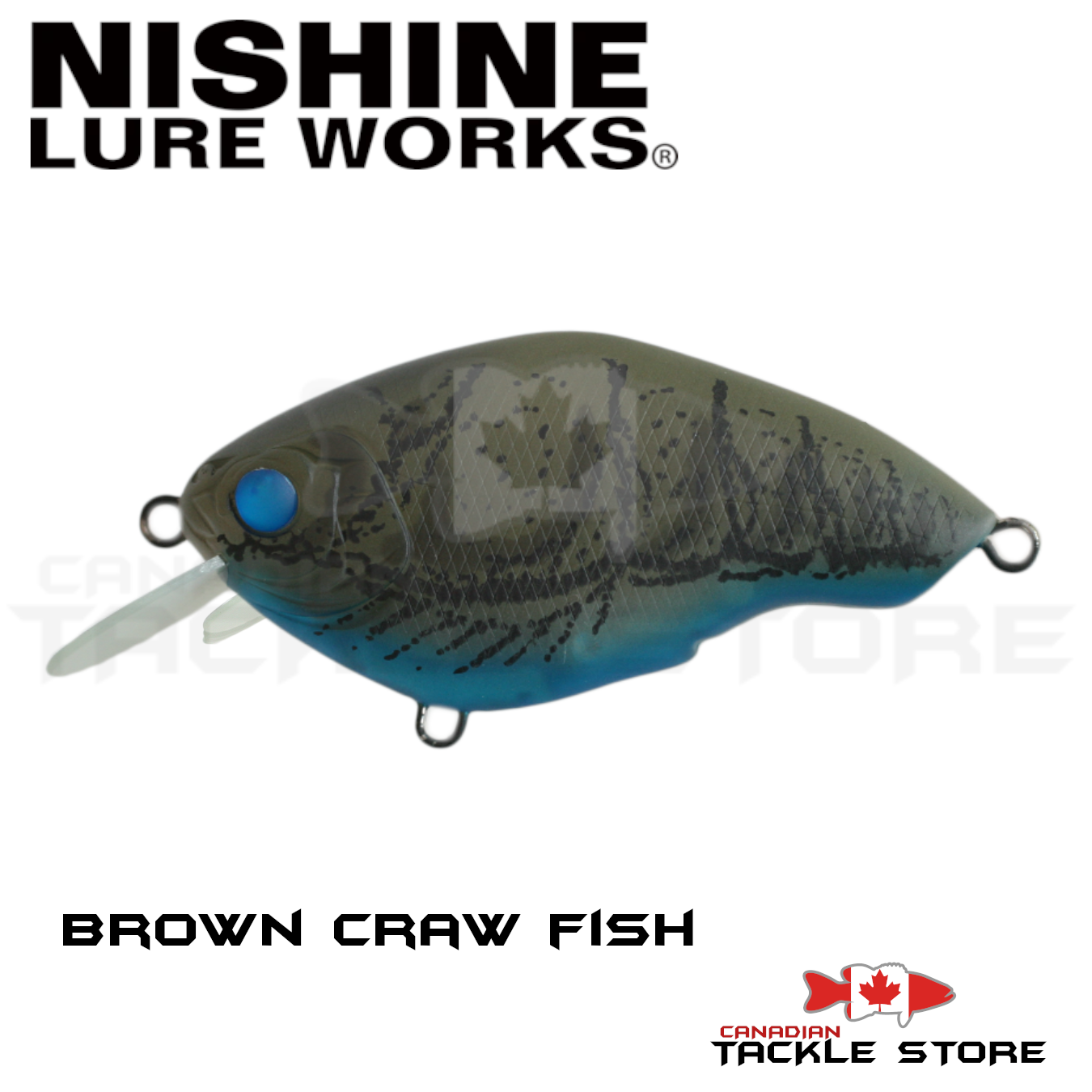Nishine Lure Works Chippawa RB Slow Float Brown Craw Fish
