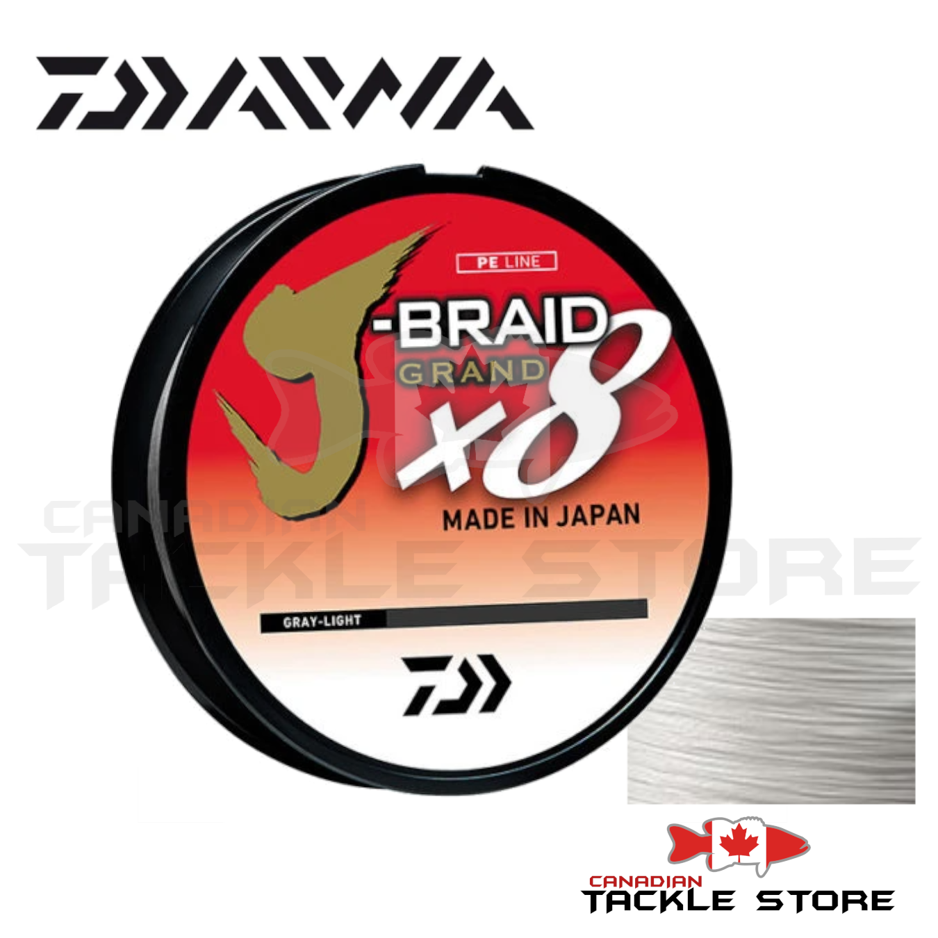 Daiwa J-Braid - X8 - Multicolour - 300m - Veals Mail Order
