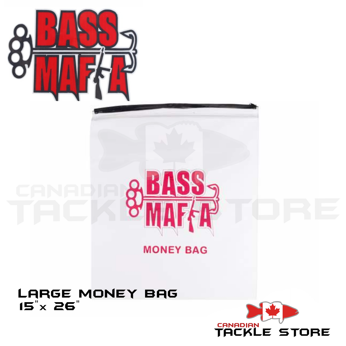 3 bass mafia mallard money tackle storage bags boating fishing heavy duty  13x16