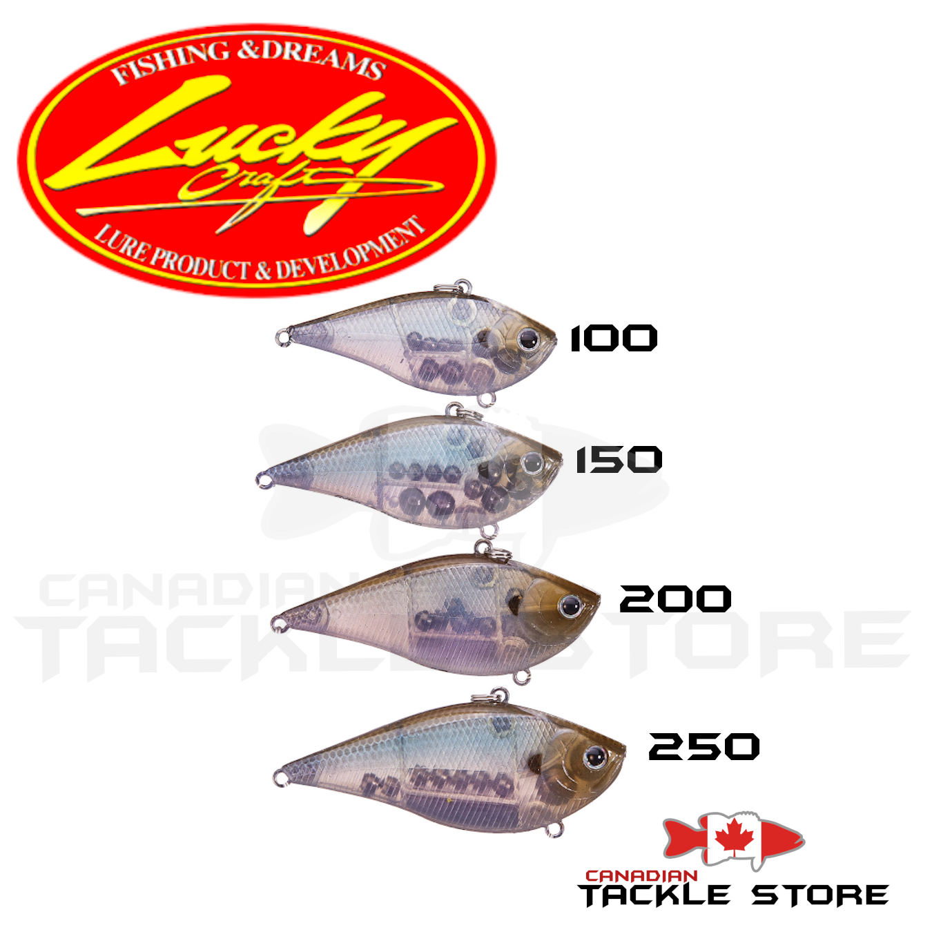 LOT OF 2-LUCKY CRAFT HAGANE LIPLESS CRANKBAIT 3/4OZ RED GOLD BLK BASS FISH  LURE
