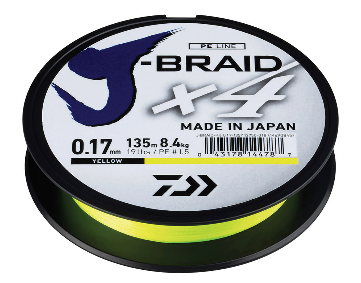 PowerPro Braided Fishing Line - Hi-Vis Yellow - 20lb - 150yd/135m 0.23mm