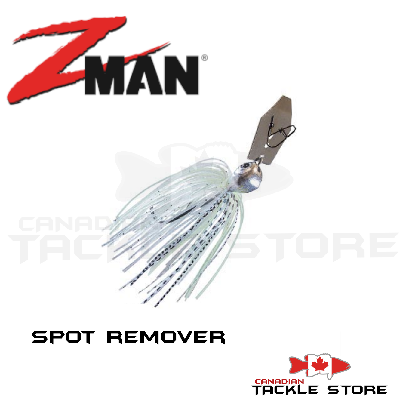  Z-MAN Chatter Bait, 3/8 oz, Texas Red : Fishing