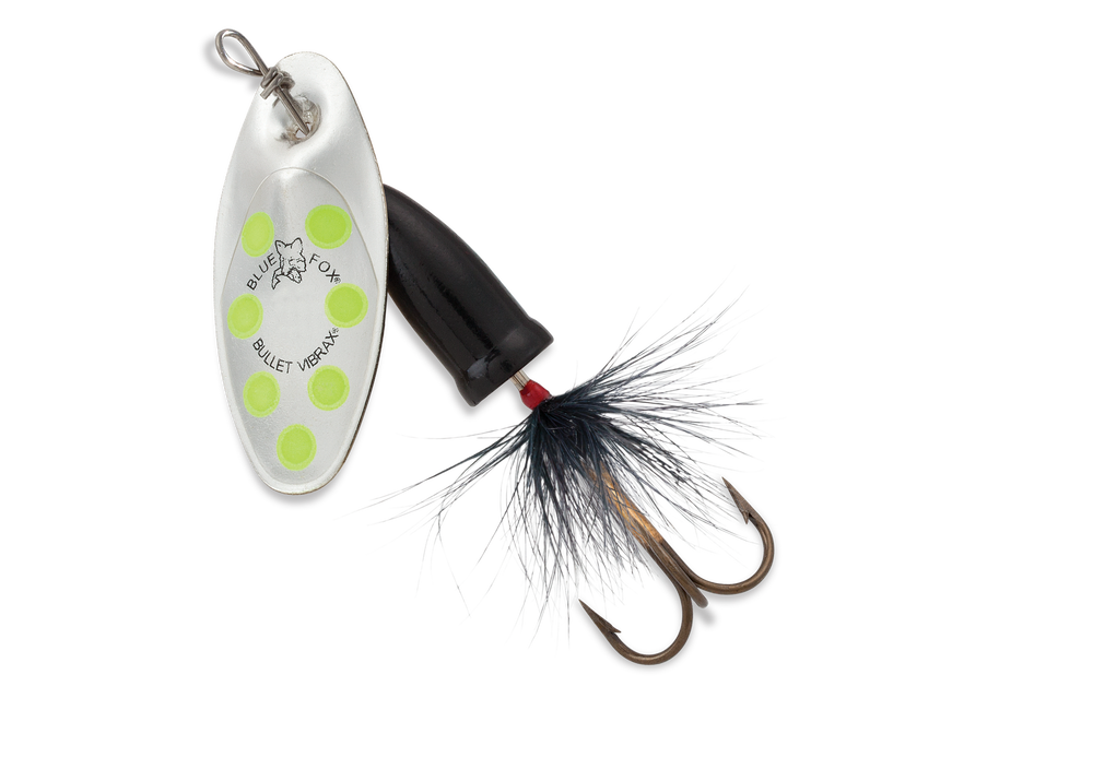 Blue Fox Vibrax Bullet Fly Spinners. DIFFERENT COLORS/WEIGHT VBF